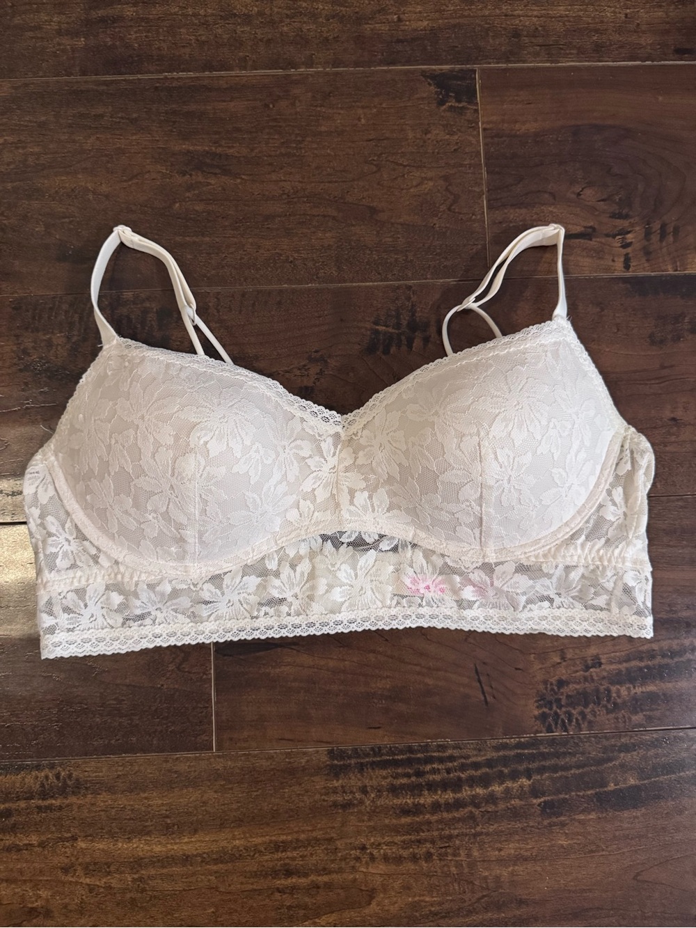 Victoria's Secret PINK Date Push-Up Lace Bralette XXL